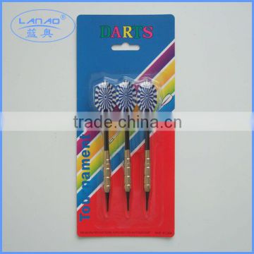 14g brass plated darts set