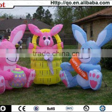 2015 best sale professional inflatable easter bunny