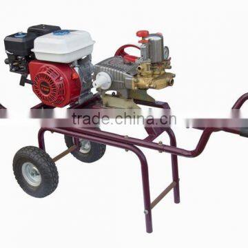 agriculture gasoline power sprayer with big wheel