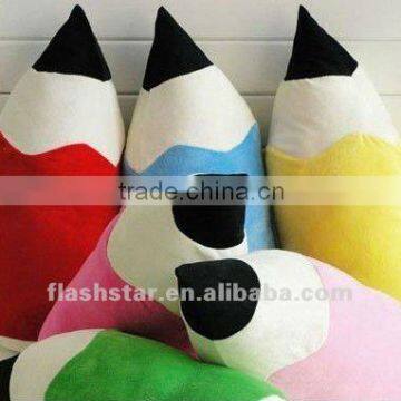 Hot Sale Novelty Pencil Shape Pillow/funny plush pencil pillow/cushion decorative pillow