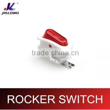 3pins Red Light White Body 6A Illuminated Rocker Switch for LIQUID VAPORIZER photo-2