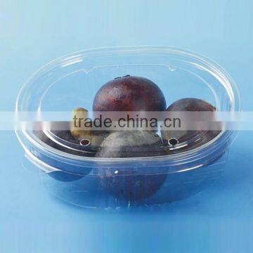 Clear Plastic fruit and vegetable packaging box supplier