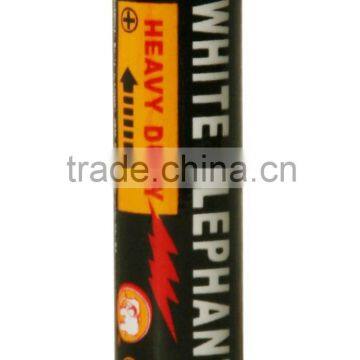 1.5V AA UM-3 WE PVC JACKET heavy duty Carbon Zinc Battery Zinc Chloride (OEM)