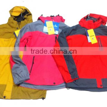 stock windproof windproof waterproof outer jacket cheap polyester rain jacket