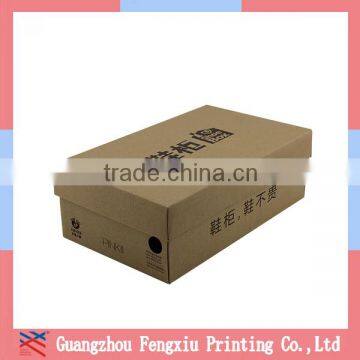 Custom Logo Printed Corrugated Cardboard Shoe Packaging Boxes photo-5