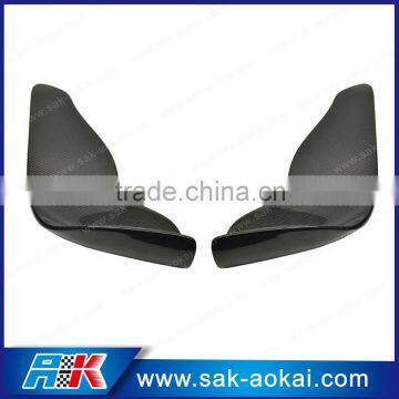 2pcs Carbon Fiber Universal Front Bumper Lip Flipper Canards