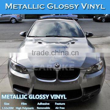 Super Quality CARLIKE Glossy Chrome Metallic Self Adhesive Vinyl photo-5