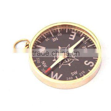 Brass Admiral's Black Faced Compass- classically styled admiral's compass 13406