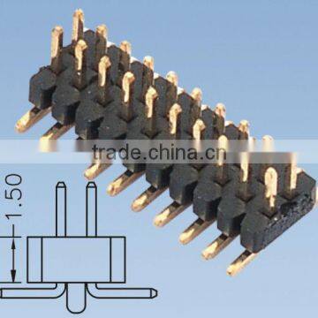 Double Row SMT Type 1.0mm Pin Header H=1.5