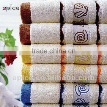 whoseale thin jacquard bath towel