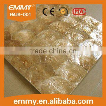 Yellow Fan Mother of Pearl Furniture Freshwater Shell Mosaic Tile photo-6