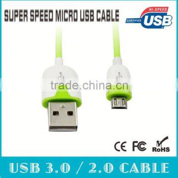 Micro usb cable 20awg-28awg Pure copper conductor