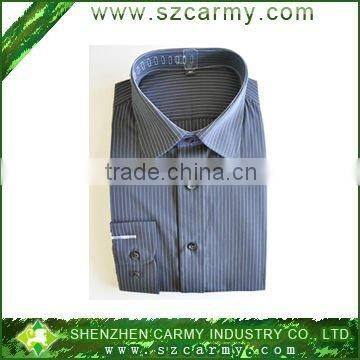 65% cotton 35%polyester good sewing quality fancy dress shirts for men