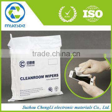 1009SLE low particles super absorbent 100% polyester Cleanroom wiper cloth