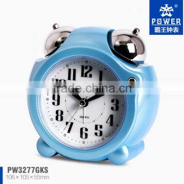 Mini clocks with light plastic materials Environmental Friendly products Four colors options Cheap price PW3277