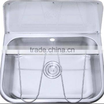 Stainless Steel Mop Sink for Commercial Use, Stainless Steel Bucket Sink Cleaner Sink Janitorial Sink