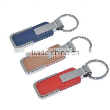 2016 exhibiton new metal key chain key ring for painting color