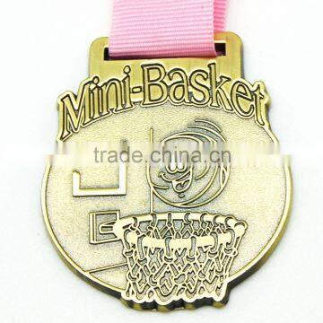 custom gold plating sport souvenir metal medal