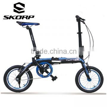 Alloy Single Speed 14 Inch Folding Bike Small Wheel Cheap Folding Bicycle