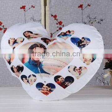 New design sublimation heart shape pillow cover for lover