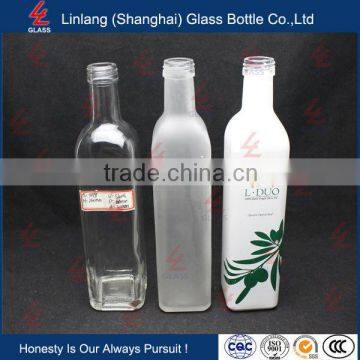 Extra Virgin Screw Cap Cooking Oil Transparent 50ml Marasca Olive Oil Glass Bottle photo-2