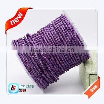 3mm Purple high-quality hot sale stainless steel bracelet string