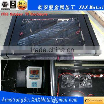 XAX34TV hotel digital signage metal outdoor tv enclosure