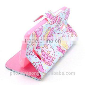 For HTC DESIRE 500 Leather Cover Cell Phone Case