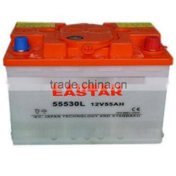 Maintenance Free Car Battery MF DIN55 12V truck battery