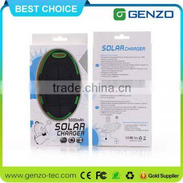 Best Selling !!! China Manufcturer Portable 5000mah Solar Power Bank for Mobile Phone photo-6