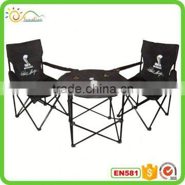 Portable folding camping outdoor table and chairs