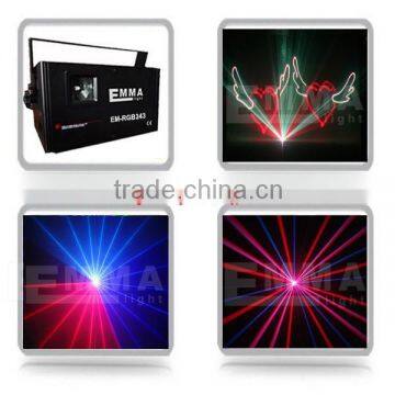 Free shipping 2000mw 2w rgb laser light DMX 512 ILDA 2w rgb full color laser