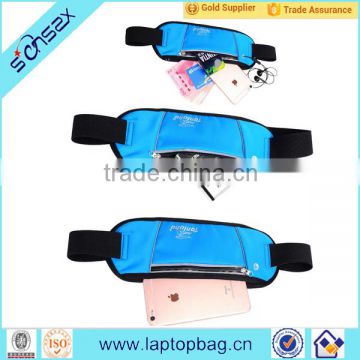 Hot sale elegant funny pack sport running belt waist bag sport elastic waist bag