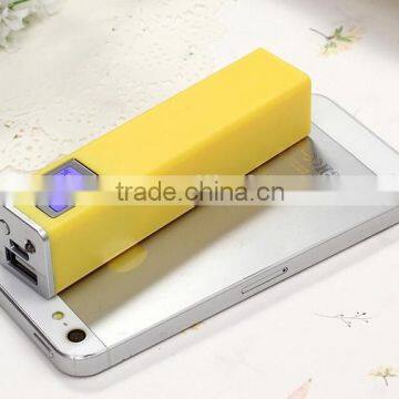 CE FCC Rohs LED mobile power bank 2600mah