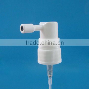 oral sprayer pump, plastic oral sprayer of white color, 18mm, 20mm, 24mm, 28mm