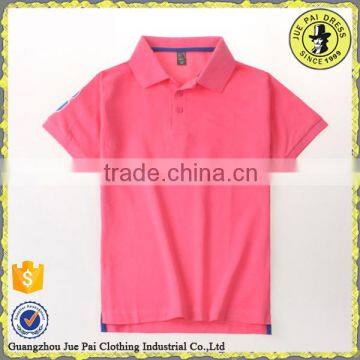 Kindergarten Kids Top Design, School Uniform Pink Polo Shirt                        
                                                Quality Choice