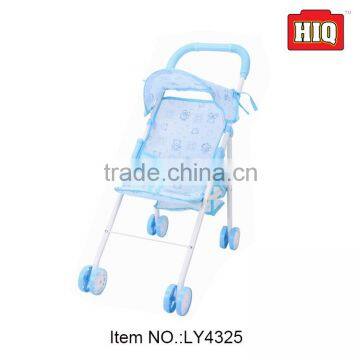 shantou blue plastic baby doll stroller kids outdoor toys