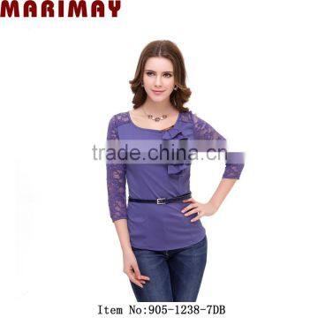 guangzhou ladies clothing wholesale southern lady clothing with fine falbala