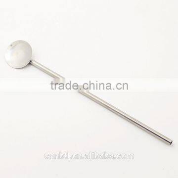 Stainless Steel 304 Drinking Straw with spoon