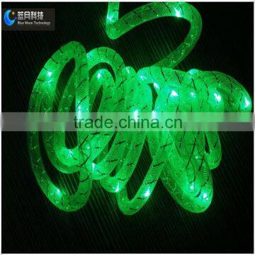 Flexible ultra thin copper wire christmas rope light tree for Europe market