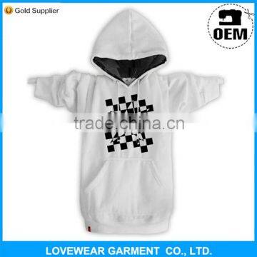 New styles high quality mens plain white zipper fleece hoodie with custom designs