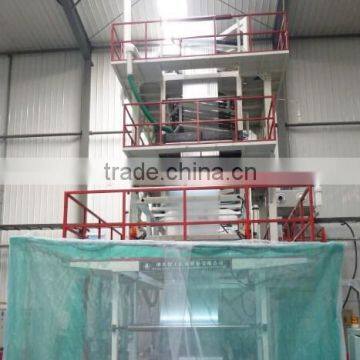 Machine for blowing high barrier film/film making-line