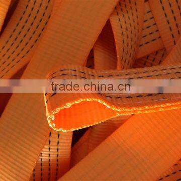 30T Heavy-lift Polyester Webbing Sling With Eye Hook for Lifting Cargo