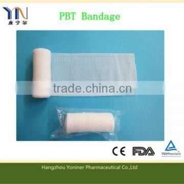 CE FDA ISO PBT Elastic Bandage manufacturer