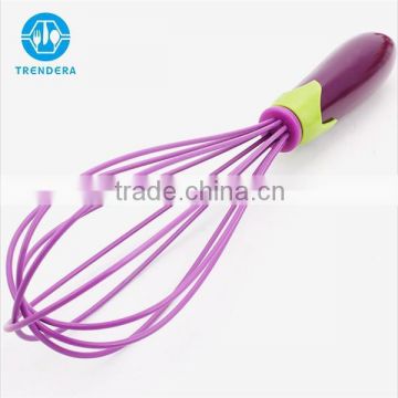 2015 durable novelty silicone egg whisk