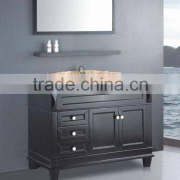 Market Hot Sell Double Sink Modern Bathroom Cabinet Set MJ-3027