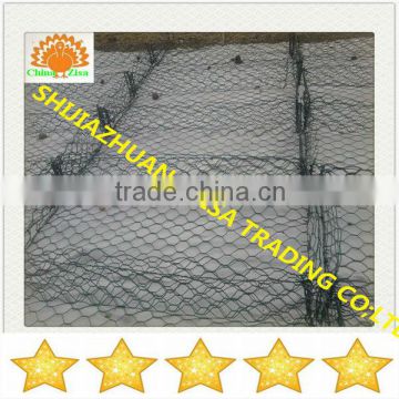 pvc coated green hexagonal gabion box from china zisa