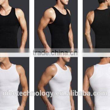 2015 Hot Selling Massage Belly Slimming Shirt for Men Quality Choice Most Popular photo-3