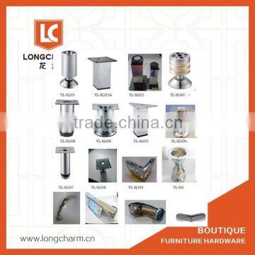 ABS Black Replacement Feet for Sofa Table Leg Adjustable Height Furniture Legs photo-2