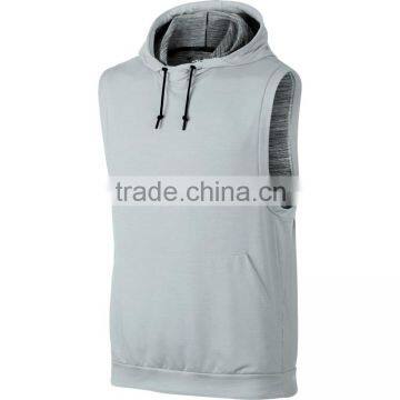 new 2016 apparel new product men's Dry Sleeveless Hoodie